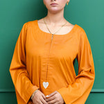Elegant bronze Pakistani summer pret wear